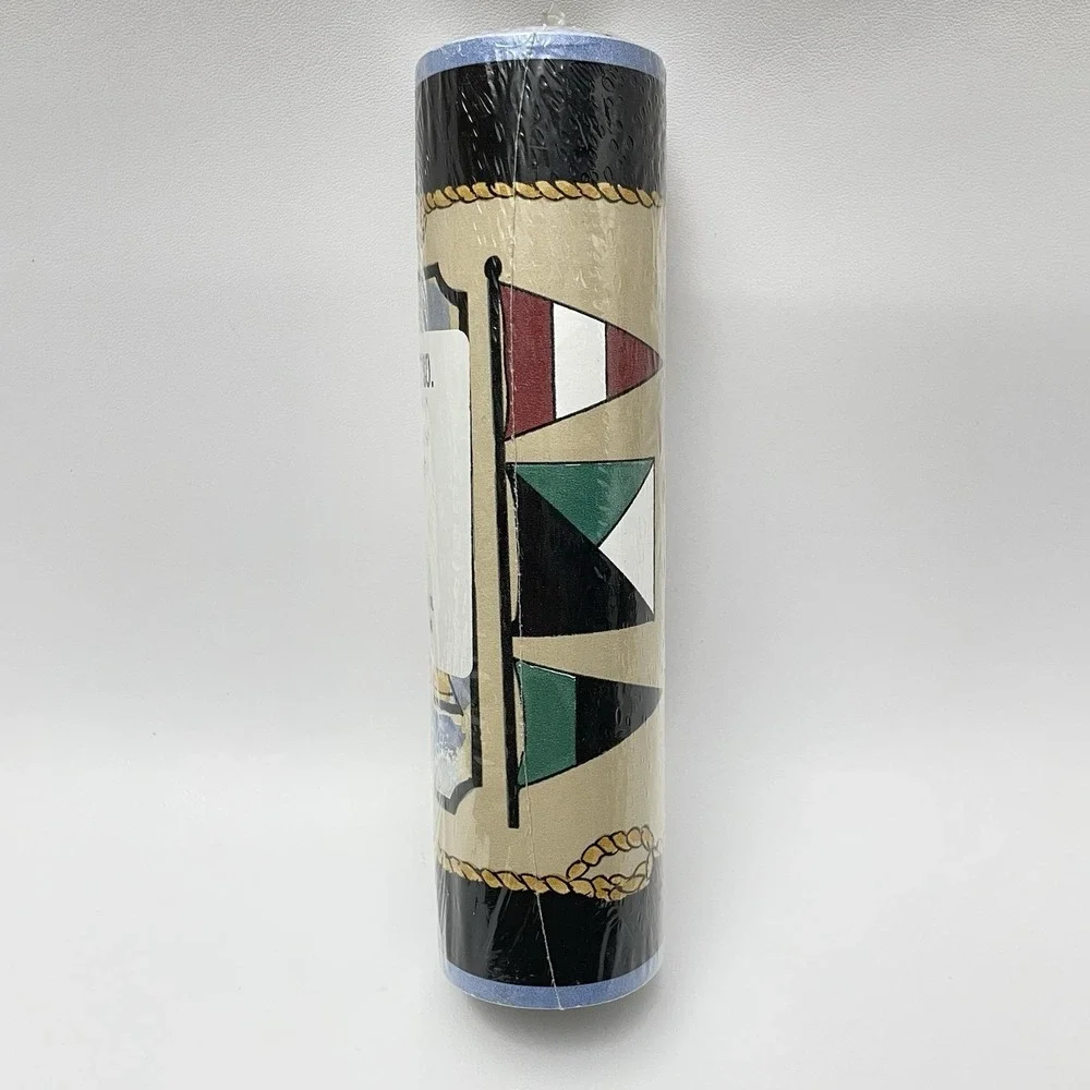 NEW The Warner Company Softac Nautical Sailboat Wallpaper Border 5 Yards x 6.75